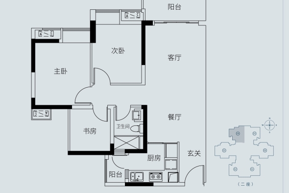 保利同济府户型