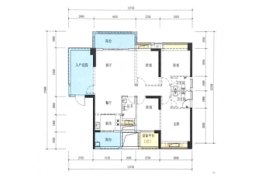 美誉华府5室2厅1厨3卫建面154.00㎡