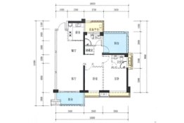 美誉华府3室2厅1厨2卫建面112.00㎡