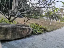 新景国际外滩客厅6米挑空楼中楼。