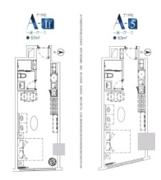 世茂悦海1室1厅1厨1卫建面53.00㎡