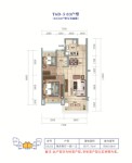 云海泽月T6D-5 03户型（16幢）