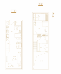 星联中心2室2厅1厨1卫建面51.67㎡