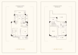 禹洲朗廷湾4室2厅1厨3卫建面131.00㎡