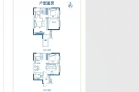 4号楼建面75平户型图