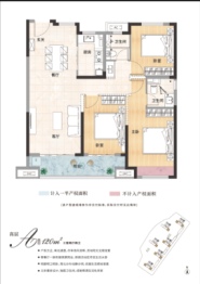 长江东岸孔雀城·十里湖光3室2厅1厨2卫建面120.00㎡