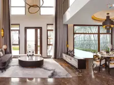 精装别墅,社区环境优美,视野宽阔