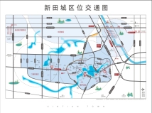 洞林湖新田城区位图