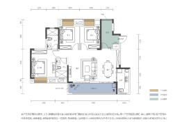 中建瑾和城3室2厅1厨2卫建面120.00㎡