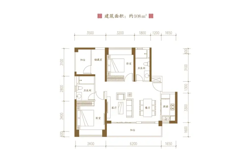 深度解析:泰禾世茂佛山院子108㎡户型在售