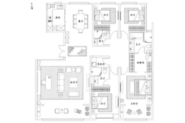 泰禾·济南院子4室3厅1厨3卫建面230.00㎡