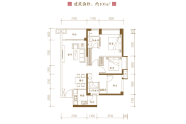 泰禾佛山院子3室2厅1厨2卫建面100.00㎡