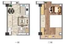 金投·铂悦LOFT公寓户型