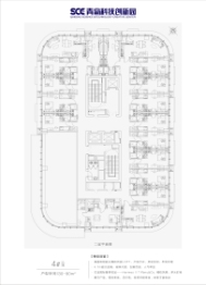 SCC青岛科技创新园1室1厅1厨1卫建面30.00㎡