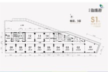 保利鱼珠港S1栋建面34平-142平写字楼户型图