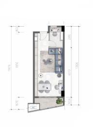 保利C+国际博览中心建面57.00㎡