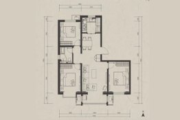 缇香郡3室2厅1厨1卫建面106.00㎡