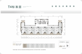 联泰时代总部中心1室1厅1卫建面46.00㎡