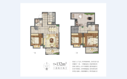 固城湖·金茂逸墅3室2厅1厨2卫建面132.00㎡