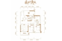 盛世悦城7#楼2单元02号房3房2厅2卫 建面约121.52㎡