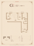 95平米G1户型