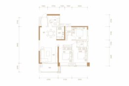 盛世天禧4室2厅1厨2卫建面133.95㎡