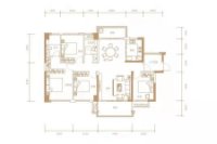 盛世天禧2号楼1/2单元01/03户型 4房2厅2卫+入户花园