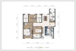 财富壹号3室2厅1厨2卫建面128.00㎡