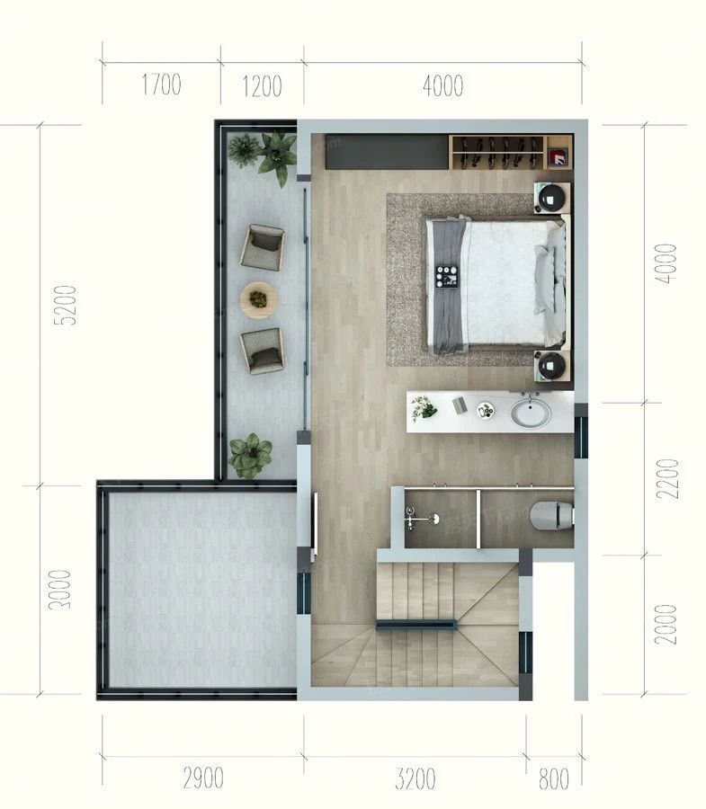 户型图3/4