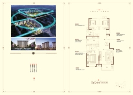 恒顺紫御澜园3室2厅1厨2卫建面124.00㎡