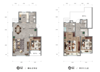 上叠147m2 三室两厅三卫