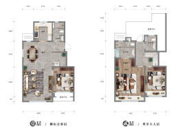 鑫都·溪山林语3室2厅1厨3卫建面147.00㎡