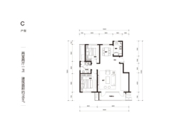 融创·阿朵小镇2室2厅1厨1卫建面116.00㎡