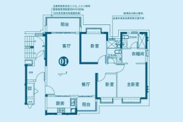 金碧江湾3室2厅1厨2卫建面127.00㎡