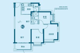 金碧江湾3室2厅1厨1卫建面97.00㎡