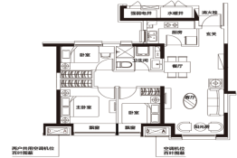 沈抚恒大生态小镇3室2厅1厨1卫建面87.00㎡