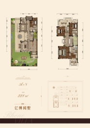 亿博隆河谷4室2厅1厨4卫建面228.00㎡