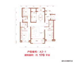 润城·悦府3室2厅1厨3卫建面170.00㎡