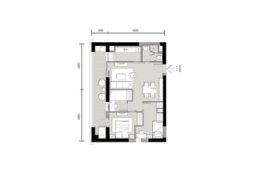 山海湾8号3室2厅1厨1卫建面89.00㎡