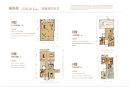 力高阳光海岸4室4厅1厨5卫建面558.26㎡