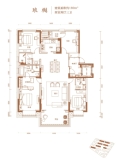 正商珑水上境建面约180平米户型