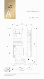 中铁卓越阁建面39.47㎡