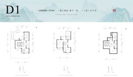 观唐云鼎3室3厅1厨6卫建面357.00㎡