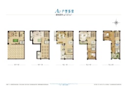 佘山玺樾二期3室2厅1厨3卫建面145.00㎡