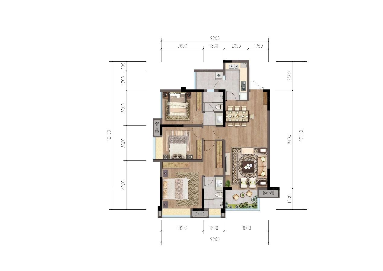 户型图3/3