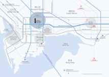 汉京中心区位交通图