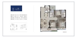 金科集美华庭3室2厅1厨2卫建面110.00㎡