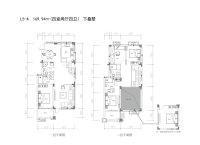 建面169平别墅户型