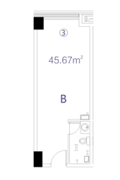 华申·阳光城·未来悦1室1厅1厨1卫建面45.67㎡