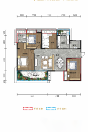 物格·未来城4室2厅1厨2卫建面133.62㎡